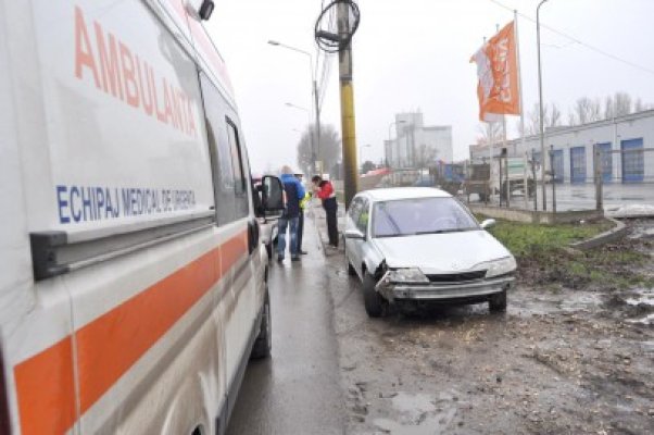 Accident pe bulevardul Aurel Vlaicu